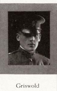 M. P. Griswold, Class of 1919, Wisconsin Corps of Cadets