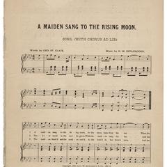Maiden sang to the rising moon
