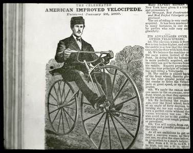 American improved velocipede of 1869