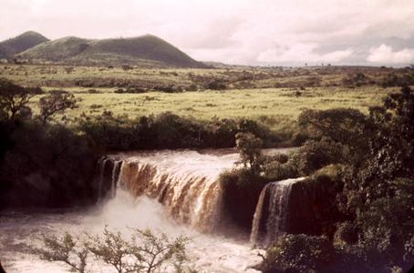 Waterfall in Wina River