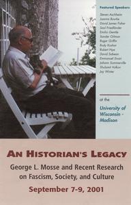 "An Historian's Legacy" program cover, George Mosse