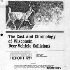 The cost and chronology of Wisconsin deer-vehicle collisions