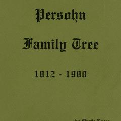 Persohn family tree, 1812-1988