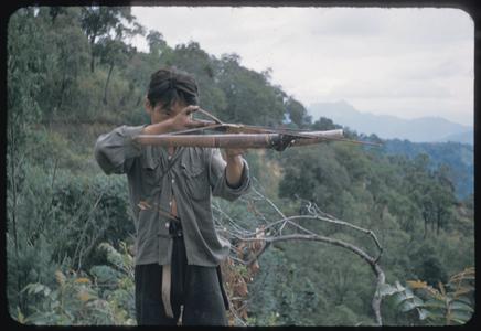 Hmong (Meo) with crossbow