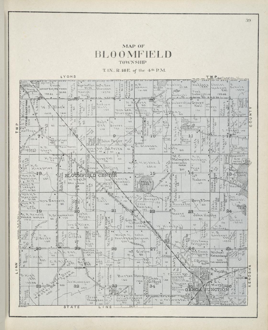Standard atlas of Walworth County, Wisconsin including a plat book of