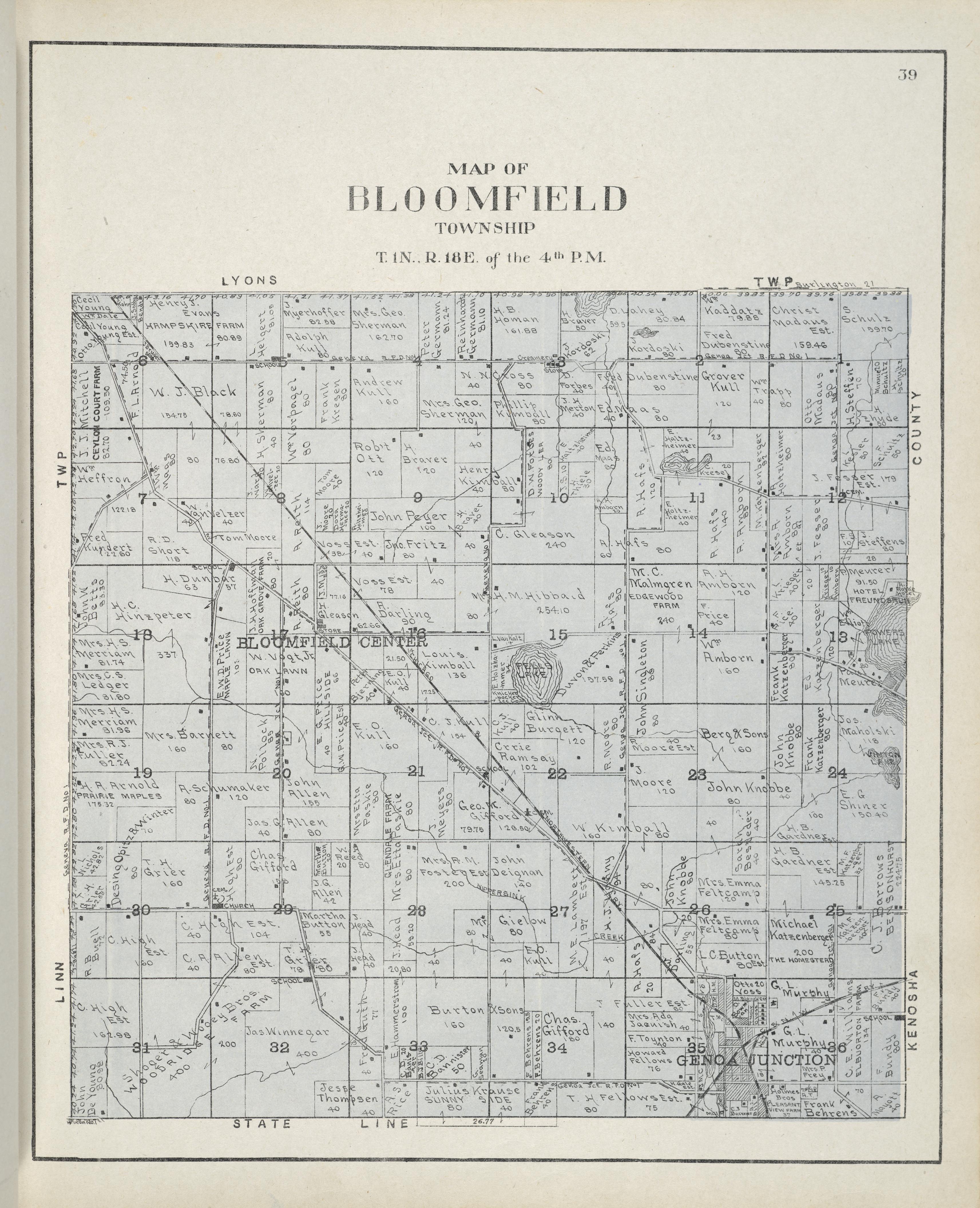 Standard atlas of Walworth County, Wisconsin including a plat book of