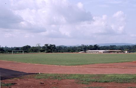 Sports stadium at Olashore International School