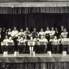 Hustisford Concertina Club on stage