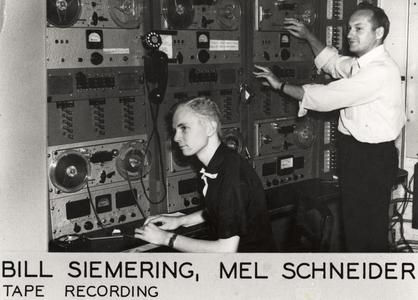 Bill Siemering and Mel Schneider