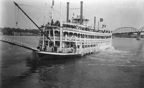 The J.S. with an excursion party aboard