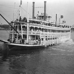The J.S. with an excursion party aboard