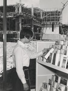 Construction of Library Learning Center (later David A. Cofrin Library)