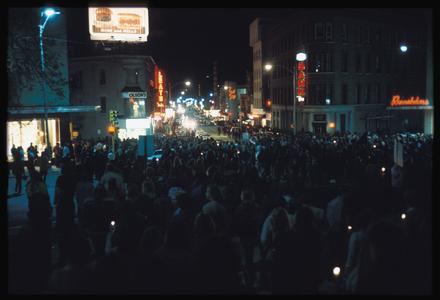 Candlelight vigil on State Street