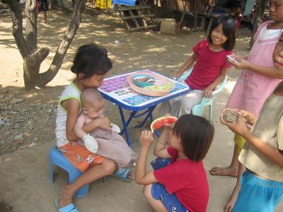 Children's life in the camp