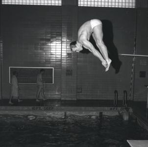 Man diving