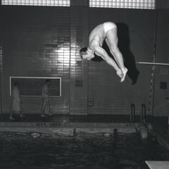 Man diving