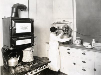 Woman in a kitchen