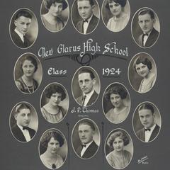 1924 New Glarus High School graduating class