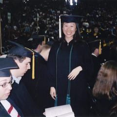 Student at 2003 graduation
