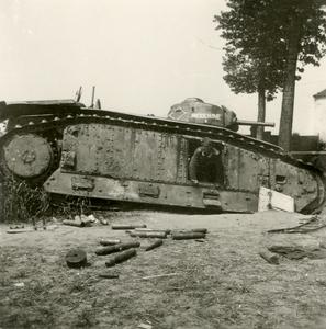Discarded German tank