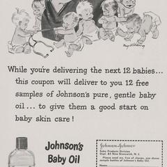 Johnson's Baby Oil advertisement