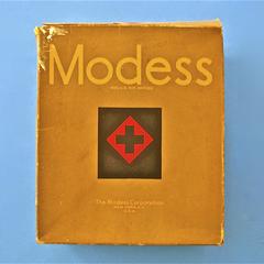 Modess pads and box