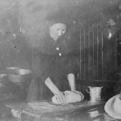 Alma Healy Fraser with bread