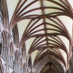 Lichfield Cathedral interior vaulting