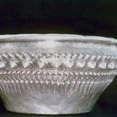 Silver bowl used for various traditions and ceremonies in Houa Khong Province