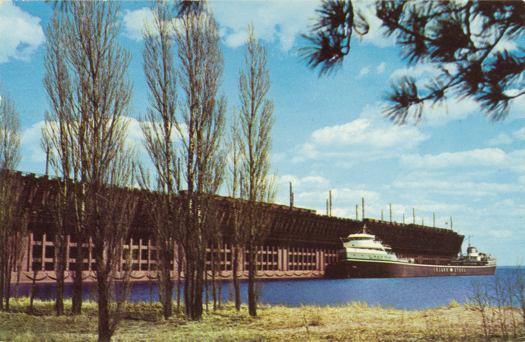 ‎The Wilfred Sykes at the ore dock - UWDC - UW-Madison Libraries