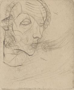 Self-Portrait (Selbstbildnis), from The Graphic Work of Egon Schiele (Das Graphische Werk von Egon Schiele)