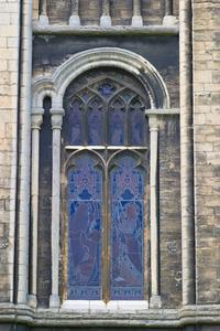 Peterborough Cathedral north transept tribune window