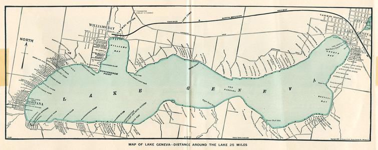 Map of Lake Geneva