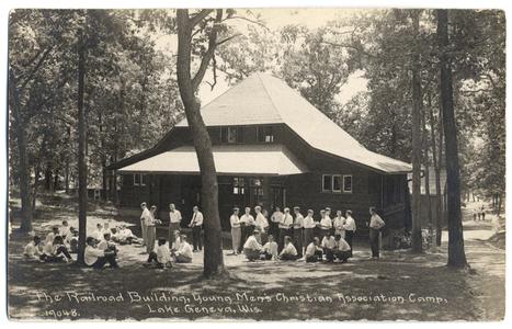 Railroad building, Young Men's Christian Association camp