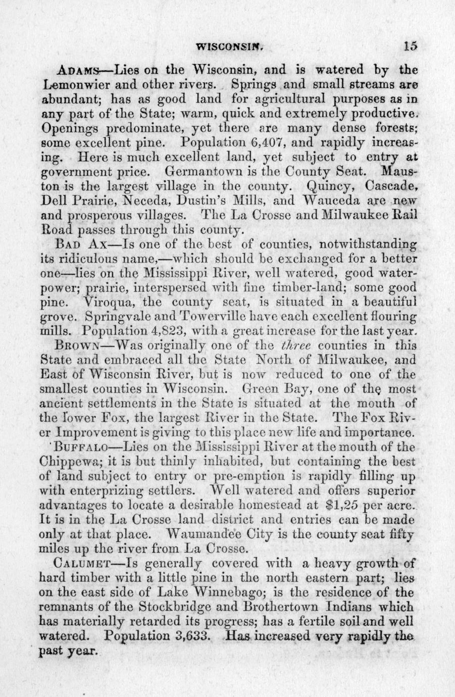 Geographical and statistical history of the county of Winnebago Full