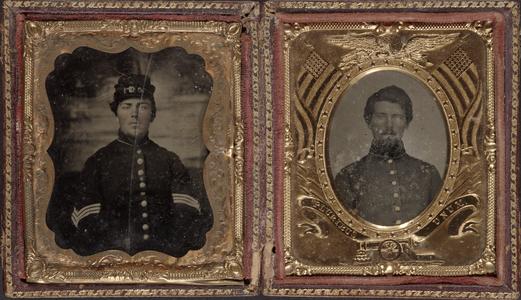 Civil war portraits tintype