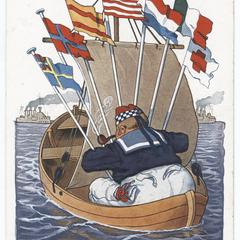 Die englische Kriegsflagge!