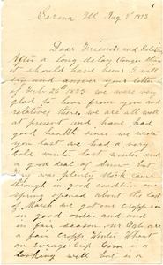 Letter from E.A. Dominy to Nathaniel and Dreda Dominy, 1893