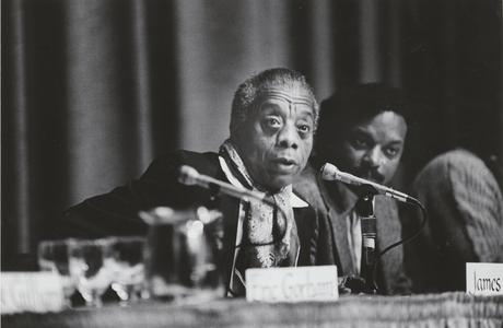 James Baldwin speaking