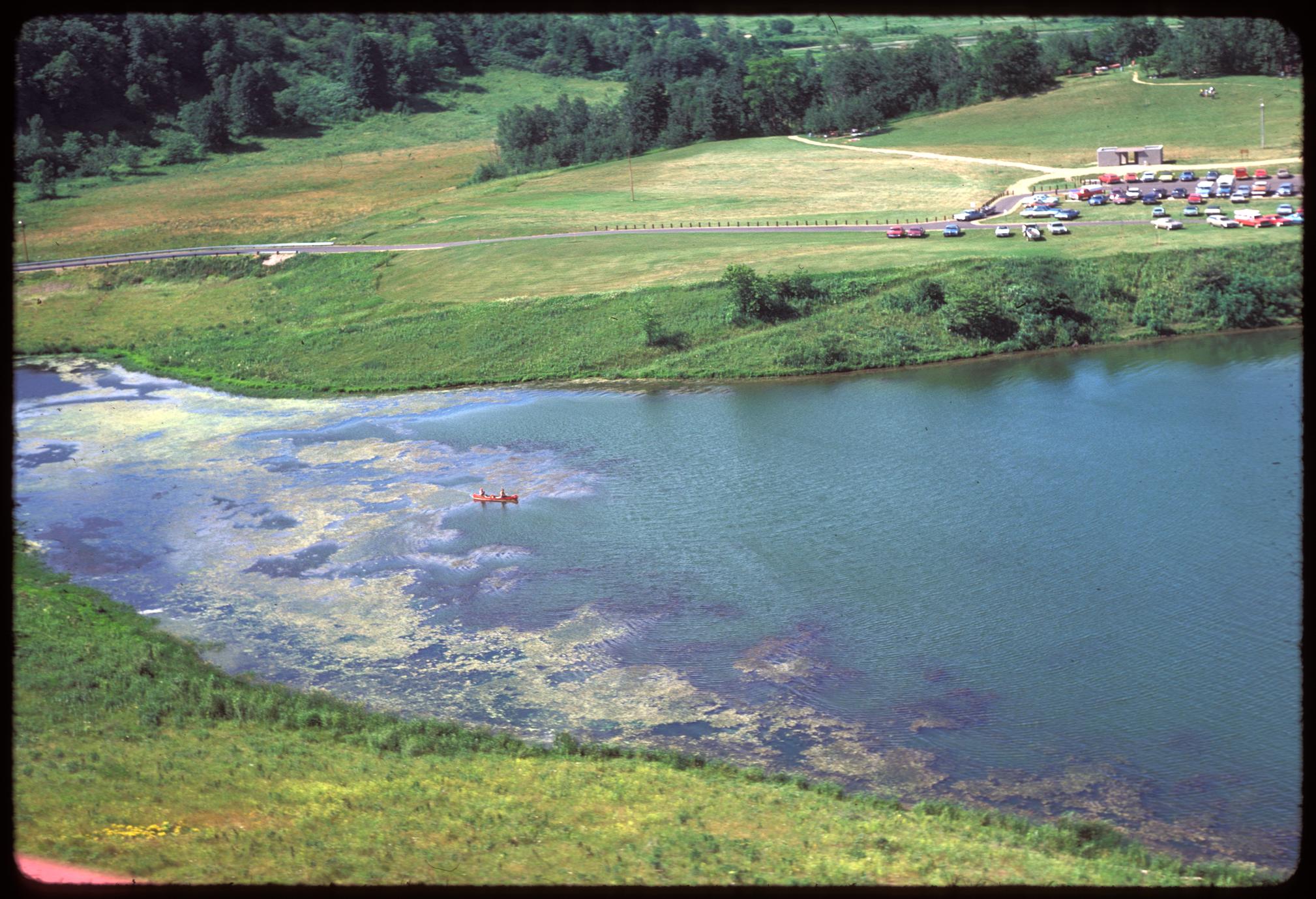 eutrophication lake before after