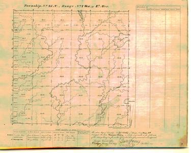 [Public Land Survey System map: Wisconsin Township 25 North, Range 01 West]