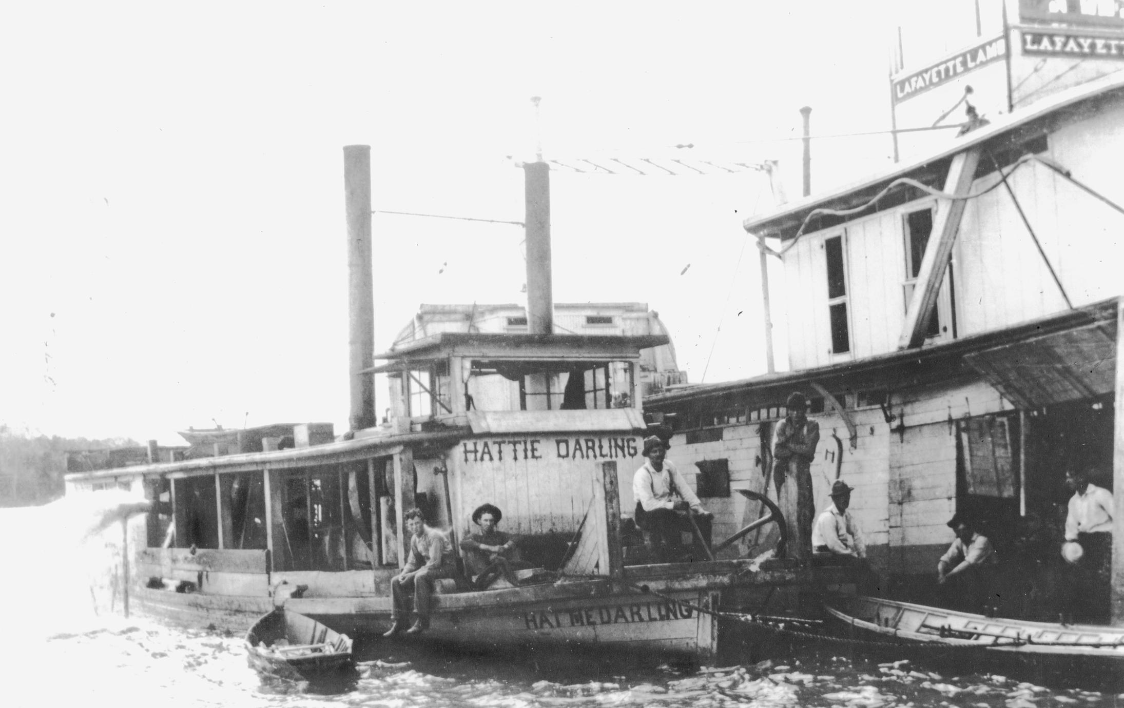 1915年製 STEAMBOAT WAVE BACK W. J. Jackson (Towboat, 1918-1936) - UWDC - UW-Madison Libraries