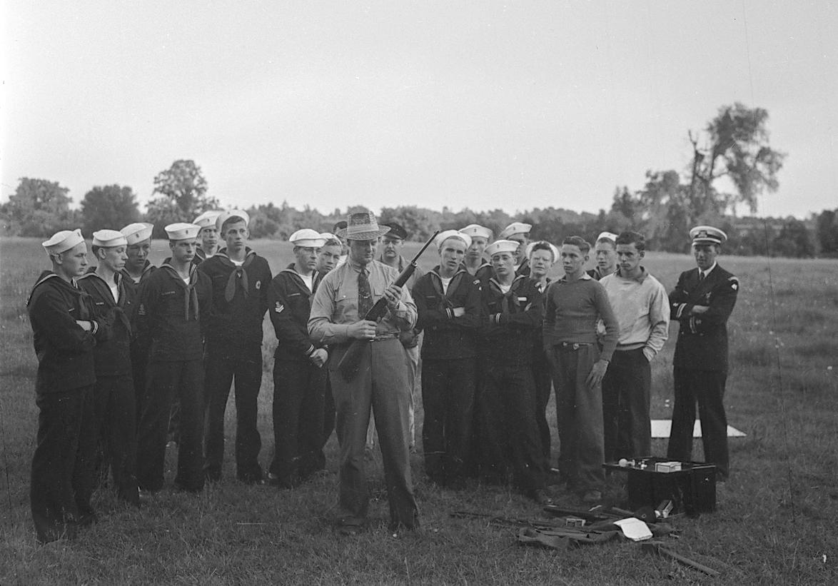 Sea Scouts rifle demonstration