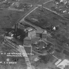 Veterans' Administration Hospital Waukesha, aerial northeast view