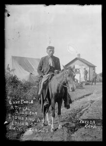 "Luke Eagle" A typical American Indian and a leader of the Winnebagoes