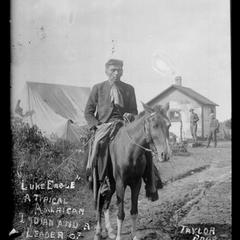 "Luke Eagle" A typical American Indian and a leader of the Winnebagoes