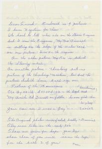 Letter to Bob Andresen, undated