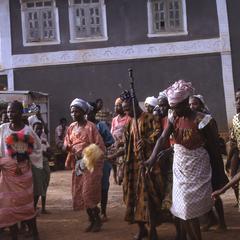 Performance at the yam festival