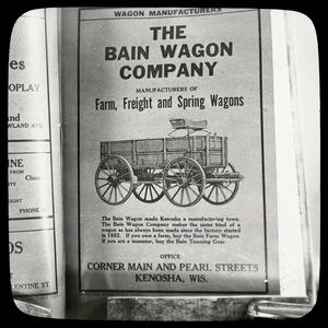 Bain Wagon Company advertisement
