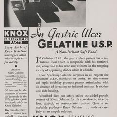 Knox Gelatine U.S.P advertisement